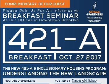 The New 421-A & Inclusionary Housing Program : Understanding The New Landscape